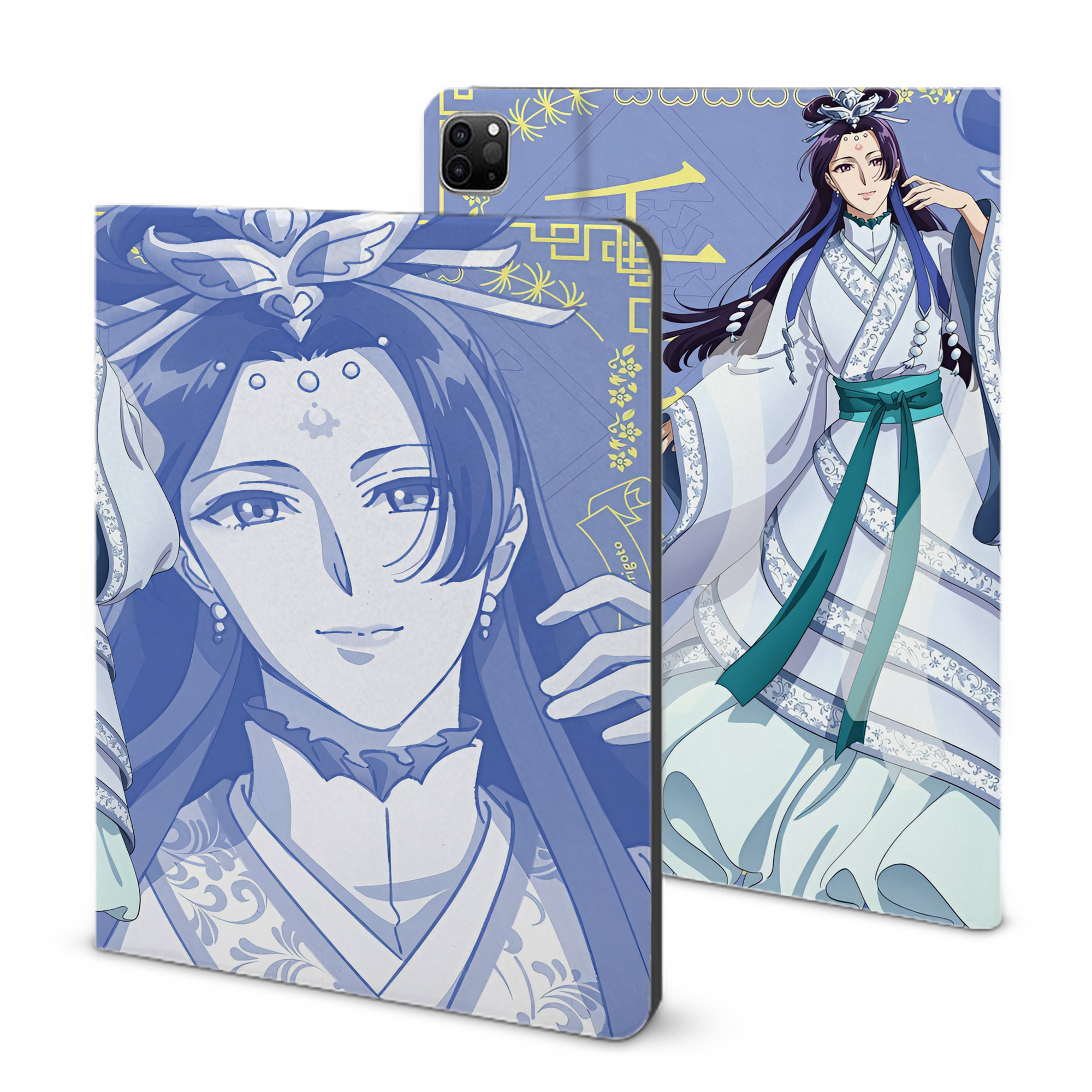 （画像用） 薬屋のひとりごと The Apothecary Diaries IPad ケース ブック型 PUレザー TPU 耐衝撃 軽量 薄型 ペン収納なし 全面保護 IPad 各モデル対応
